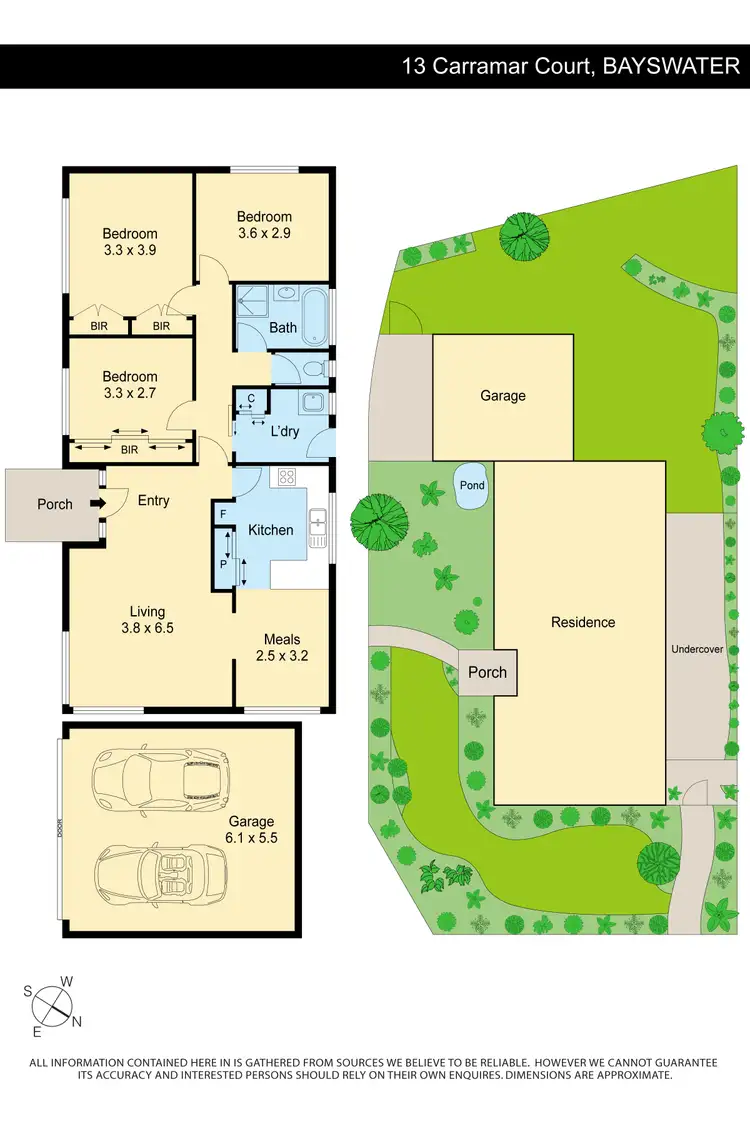 Floorplan of Homely land listing, 13 Carramar Court, Bayswater VIC 3153