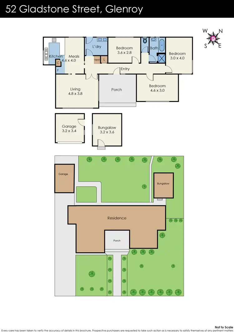 Floorplan of Homely house listing, 52 Gladstone Parade, Glenroy VIC 3046