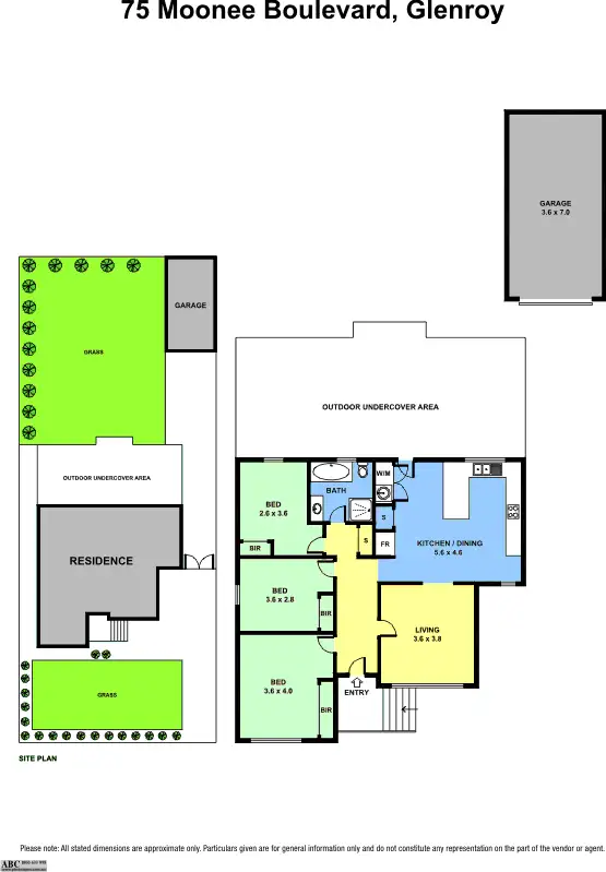 Floorplan of Homely house listing, 75 Moonee Boulevard, Glenroy VIC 3046