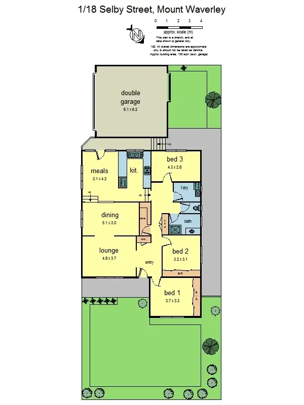 Floorplan of Homely unit listing, 1/18 Selby Street, Mount Waverley VIC 3149