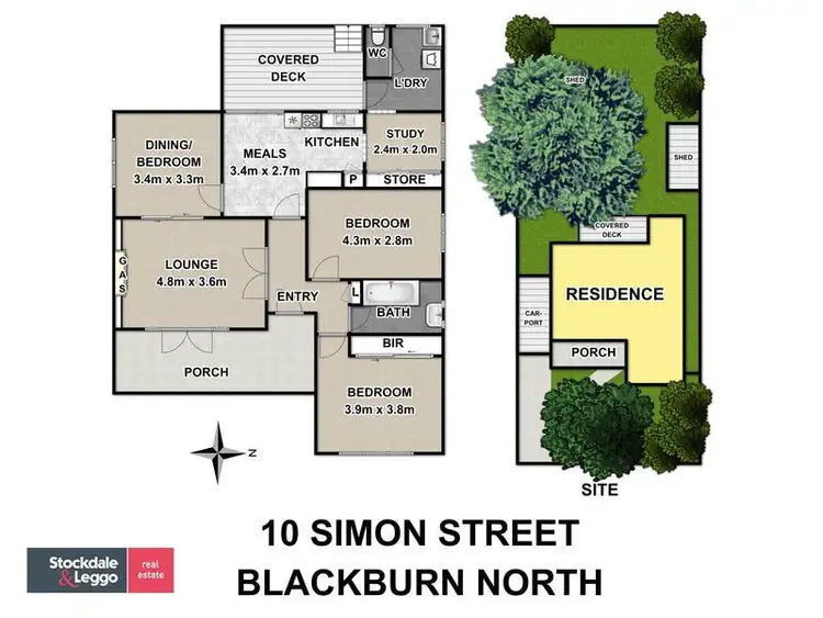 Floorplan of Homely house listing, 10 Simon Street, Blackburn North VIC 3130