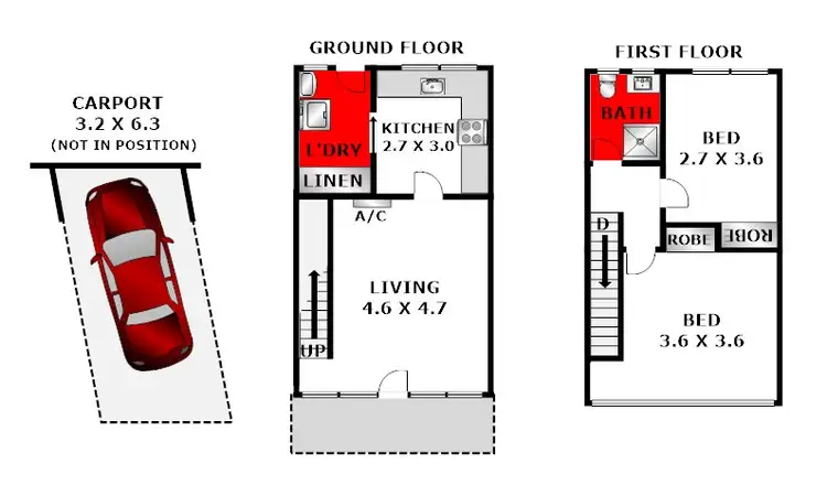 Floorplan of Homely unit listing, 5/21 Albert Terrace, Belmont VIC 3216