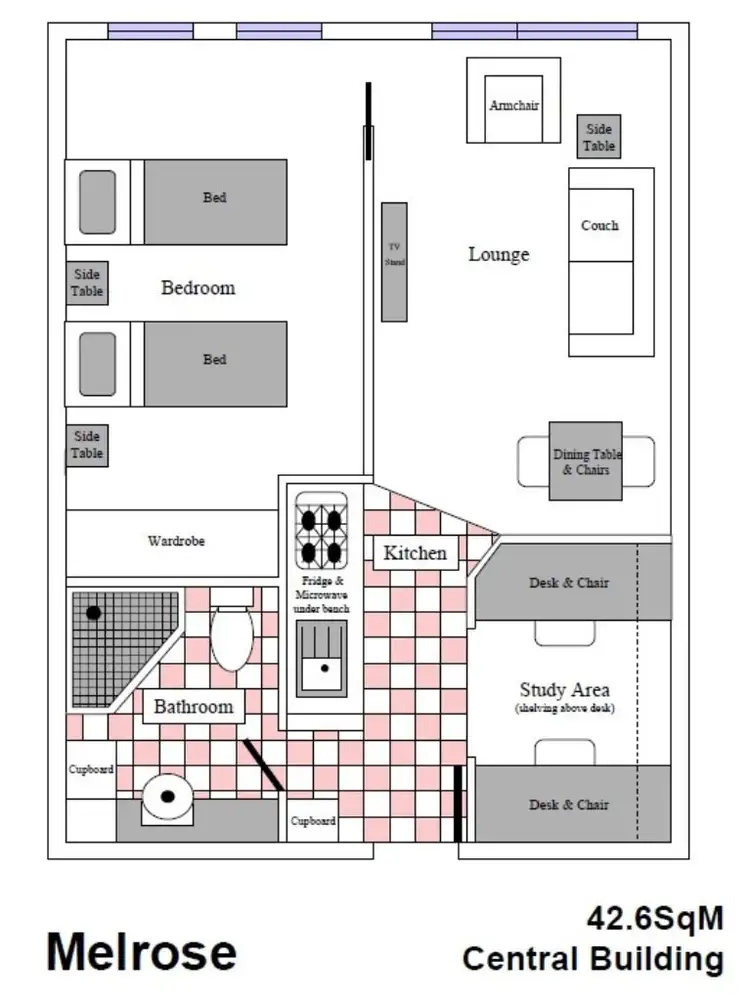 Floorplan of Homely apartment listing, 5508/570 Lygon Street, Carlton VIC 3053