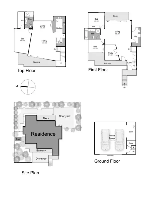 Floorplan of Homely house listing, 3/148 Barkly Street, Mornington VIC 3931