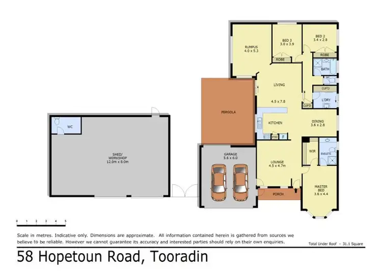Floorplan of Homely house listing, 58 Hopetoun Road, Tooradin VIC 3980