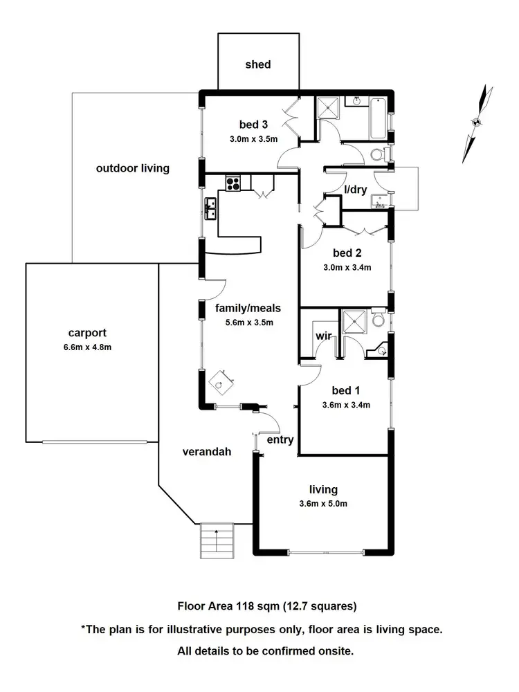 Floorplan of Homely house listing, 6 Badger Weir Road, Badger Creek VIC 3777