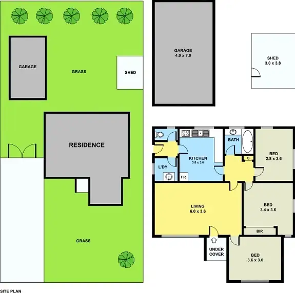 Floorplan of Homely house listing, 8 Keith Crescent, Broadmeadows VIC 3047