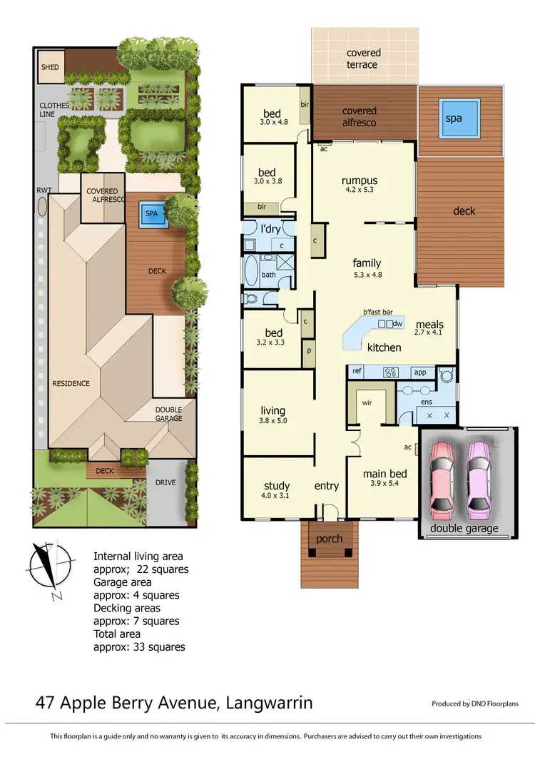 Floorplan of Homely house listing, 47 Apple Berry, Langwarrin VIC 3910