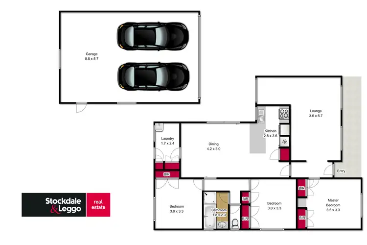 Floorplan of Homely house listing, 28 Douglas Parade, Traralgon VIC 3844