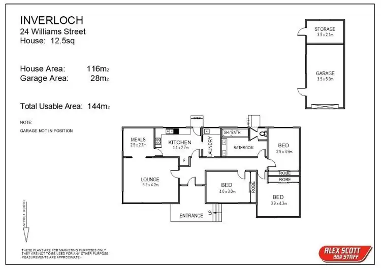 Floorplan of Homely house listing, 24 Williams Street, Inverloch VIC 3996