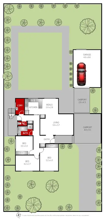 Floorplan of Homely house listing, 59 James Street, Belmont VIC 3216