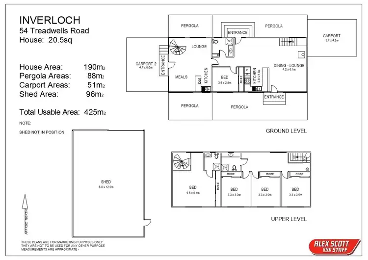 Floorplan of Homely house listing, 54 Treadwells Road, Inverloch VIC 3996