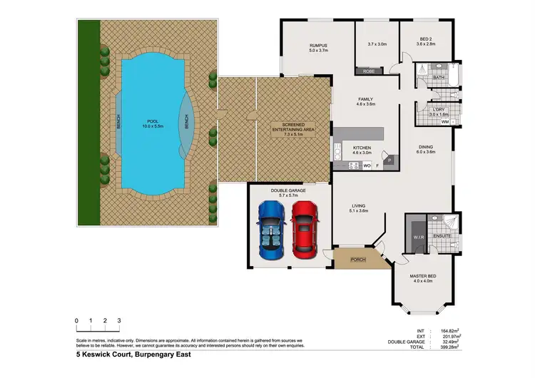 Floorplan of Homely house listing, 5 Keswick Court, Burpengary East QLD 4505