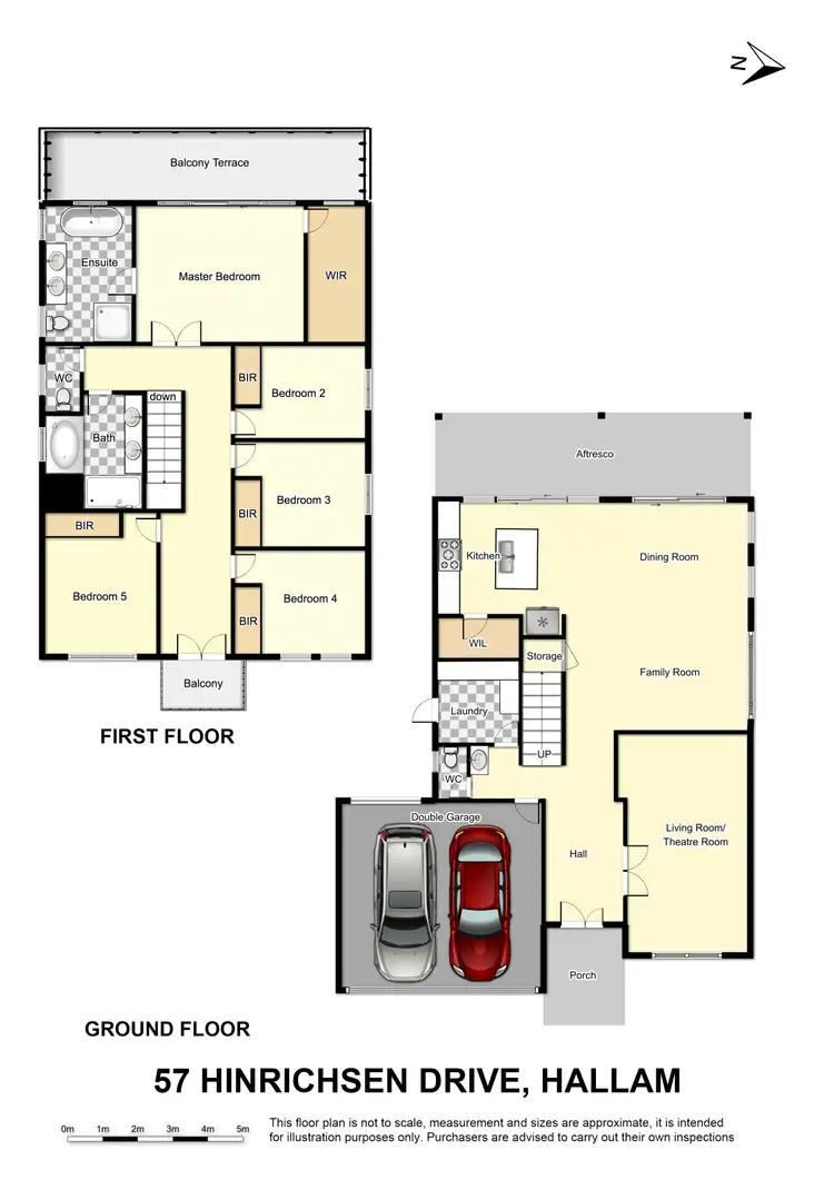 Floorplan of Homely house listing, 57 Hinrichsen Drive, Hallam VIC 3803
