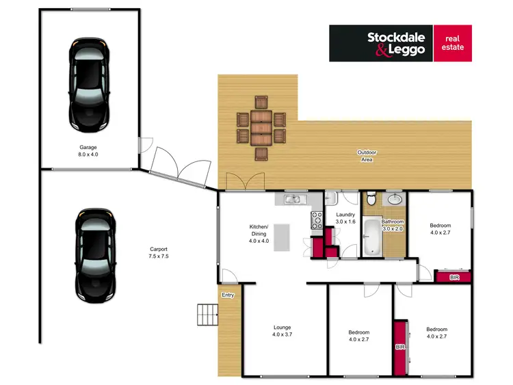 Floorplan of Homely house listing, 6 Winston Court, Morwell VIC 3840