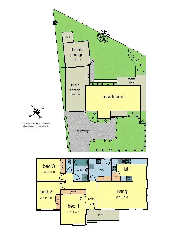 Floorplan of Homely house listing, 33 Niel Street, Croydon VIC 3136