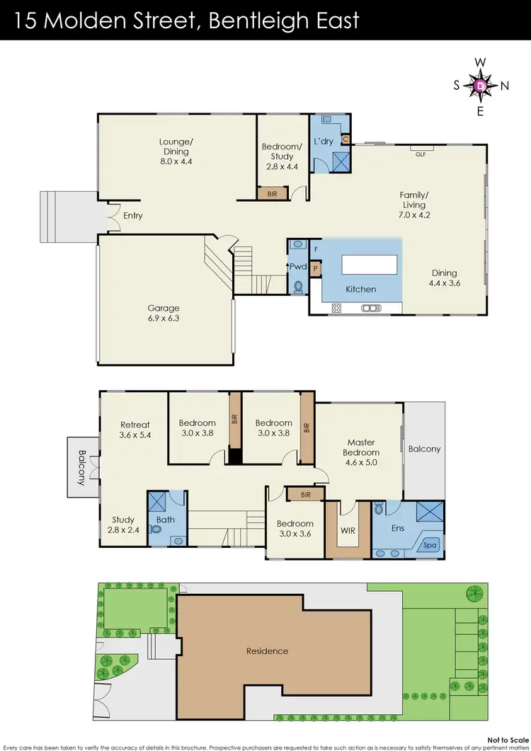 Floorplan of Homely house listing, 15 Molden Street, Bentleigh East VIC 3165