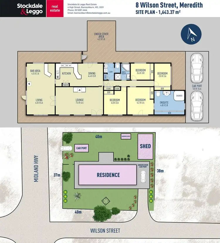 Floorplan of Homely house listing, 8 Wilson Street, Meredith VIC 3333