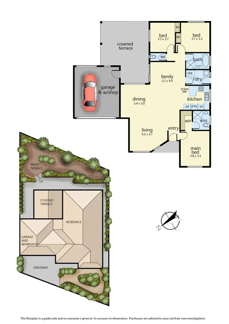 Floorplan of Homely house listing, 6 Saltbush Glade, Frankston VIC 3199