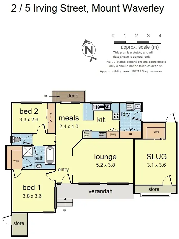 Floorplan of Homely unit listing, 2/5 Irving Street, Mount Waverley VIC 3149