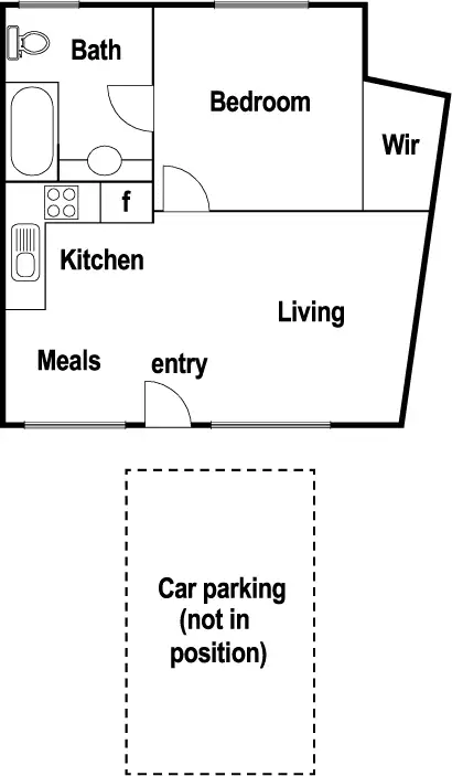 Floorplan of Homely apartment listing, 5/185 Buckley Street, Essendon VIC 3040