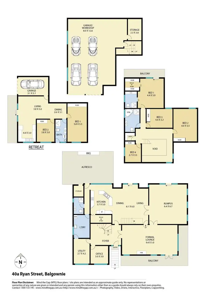 Floorplan of Homely house listing, 40a Ryan Street, Balgownie NSW 2519