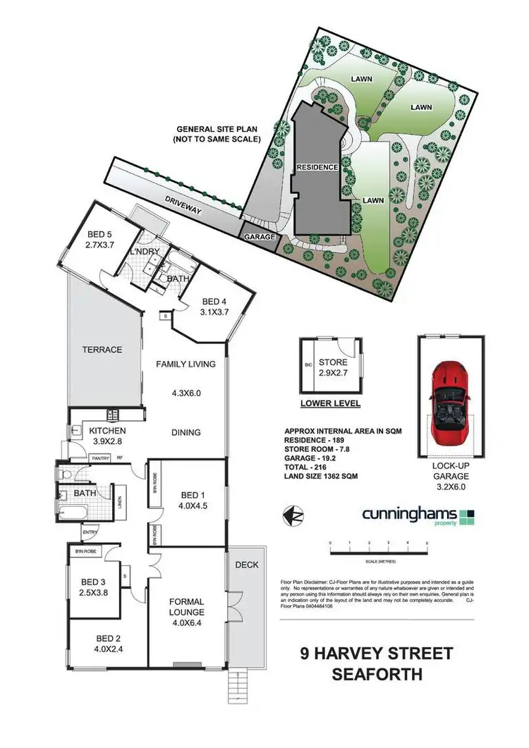 Floorplan of Homely house listing, 9 Harvey Street, Seaforth NSW 2092