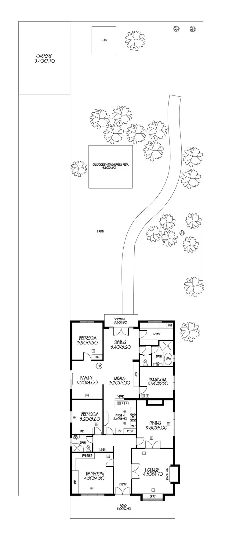 Floorplan of Homely house listing, 17 Stirling Street, Tusmore SA 5065