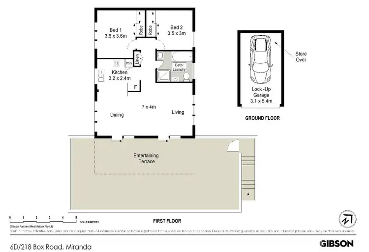 Floorplan of Homely apartment listing, 6D/218 Box Road, Miranda NSW 2228