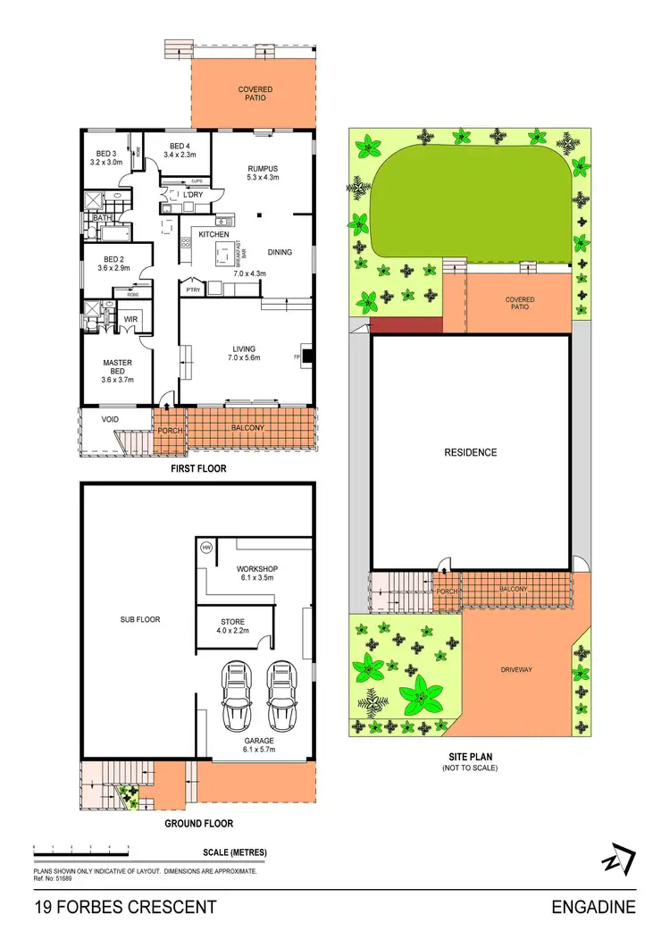 Floorplan of Homely house listing, 19 Forbes Crescent, Engadine NSW 2233