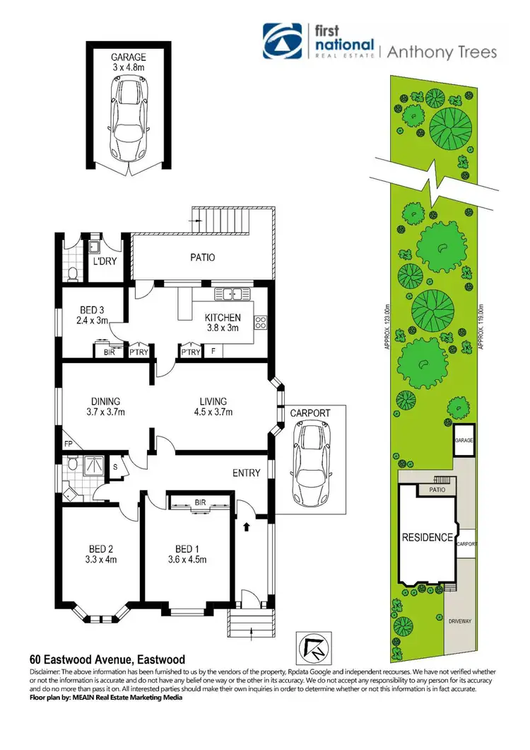 Floorplan of Homely house listing, 60 Eastwood Avenue, Eastwood NSW 2122