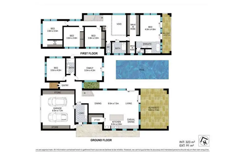 Floorplan of Homely house listing, 19 Cylinders Drive, Kingscliff NSW 2487