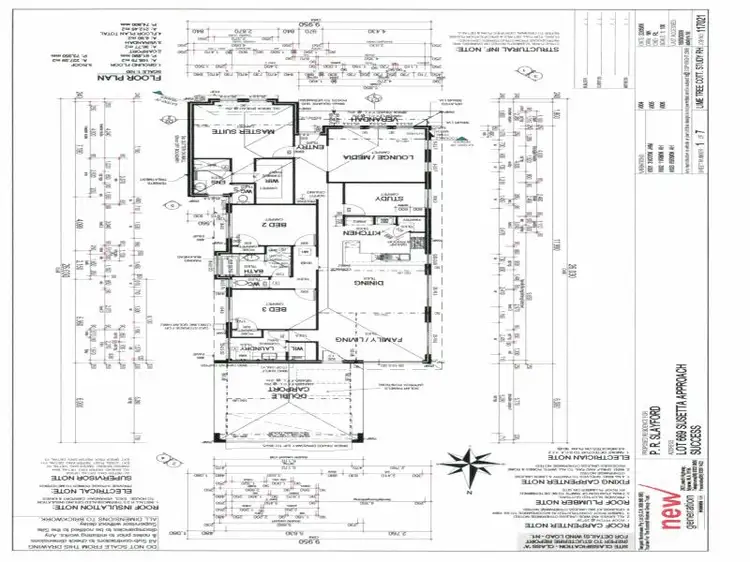 Floorplan of Homely house listing, 9 Susetta Approach, Success WA 6164
