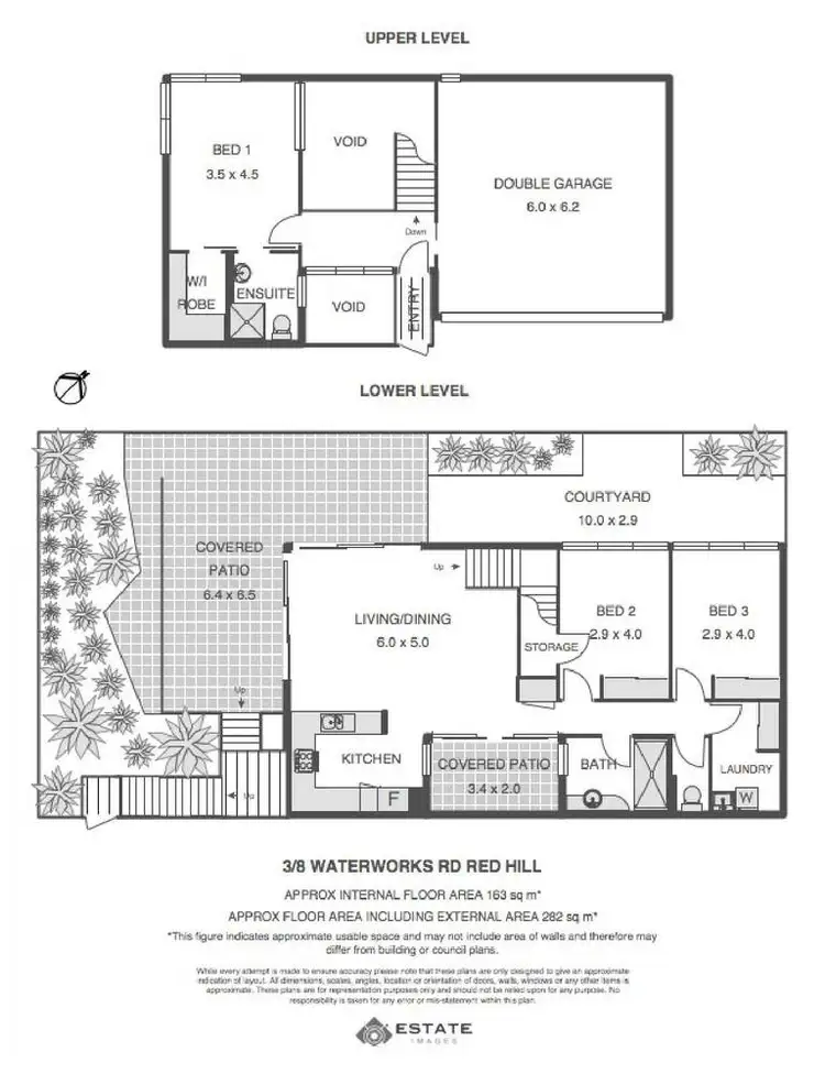 Floorplan of Homely townhouse listing, 3/8 Waterworks Road, Red Hill QLD 4059