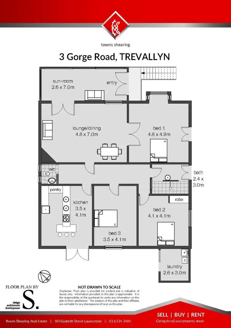 Floorplan of Homely house listing, 3 Gorge Road, Trevallyn TAS 7250