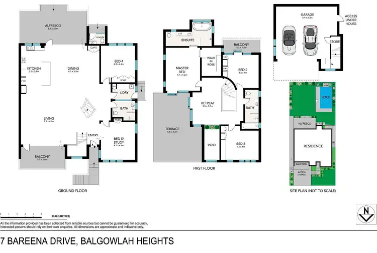 Floorplan of Homely house listing, 7 Bareena Drive, Balgowlah Heights NSW 2093