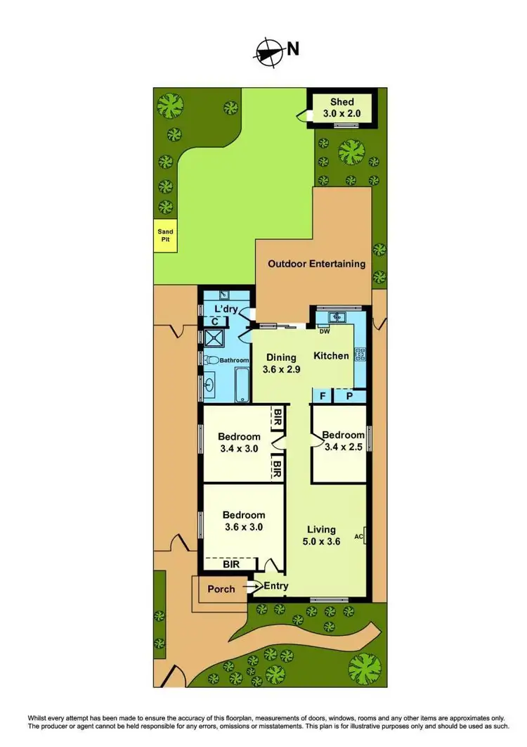 Floorplan of Homely house listing, 154 Chirnside Street, Kingsville VIC 3012