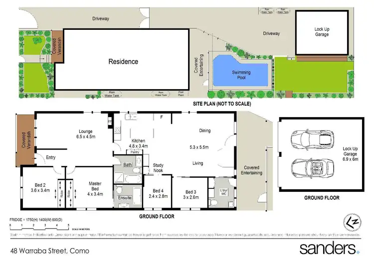 Floorplan of Homely house listing, 48 Warraba Street, Como NSW 2226