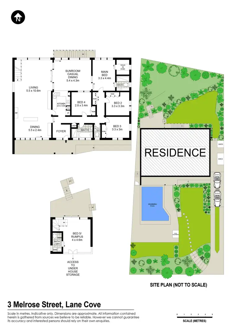 Floorplan of Homely house listing, 3 Melrose Street, Lane Cove NSW 2066