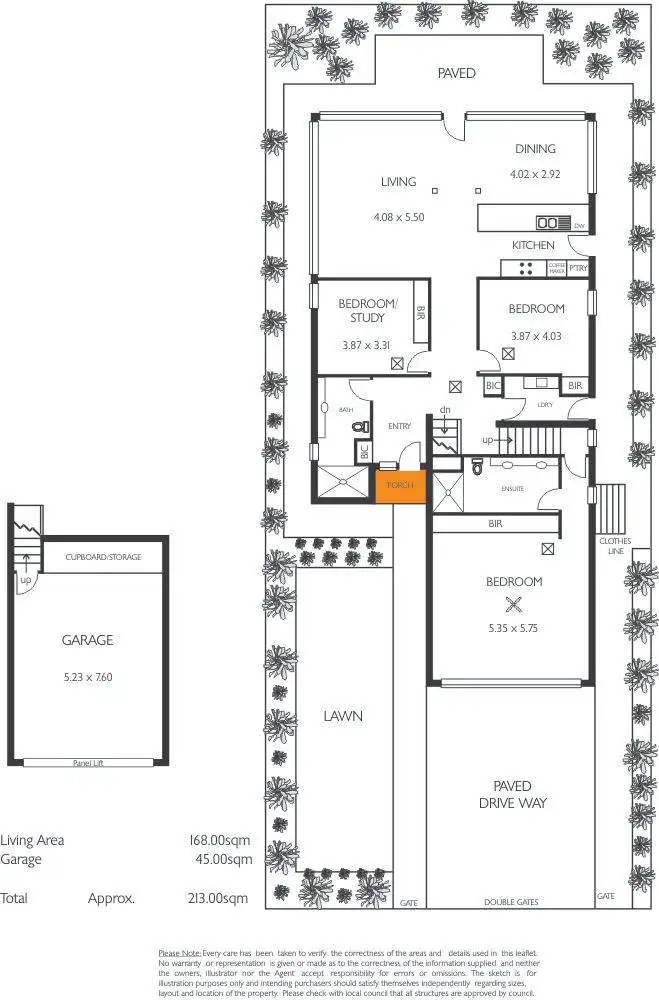 Floorplan of Homely house listing, 1a Talbot Street, Erindale SA 5066