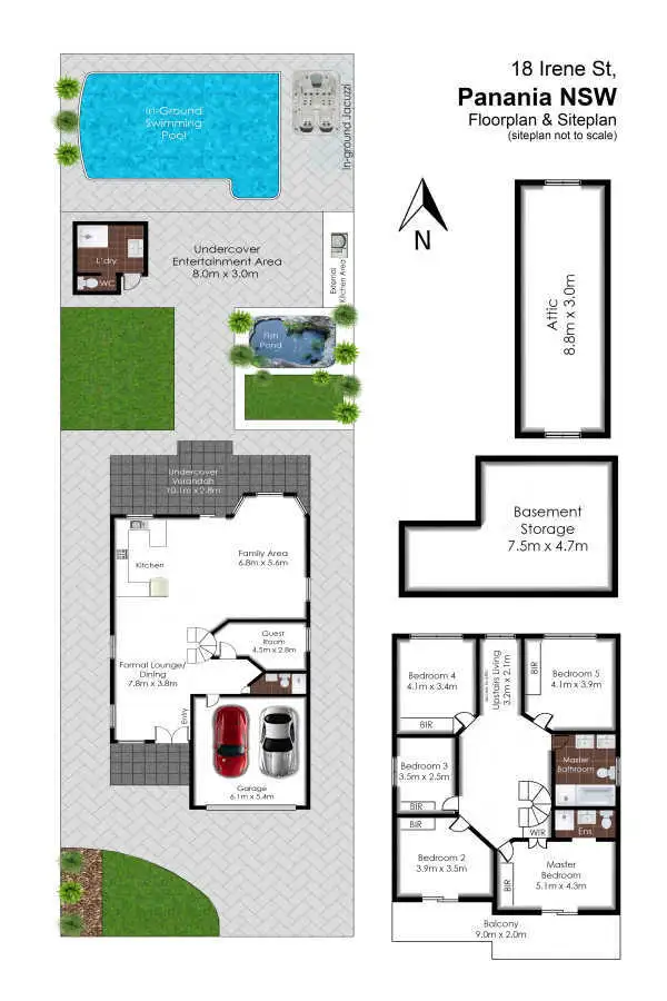 Floorplan of Homely house listing, 18 Irene Street, Panania NSW 2213