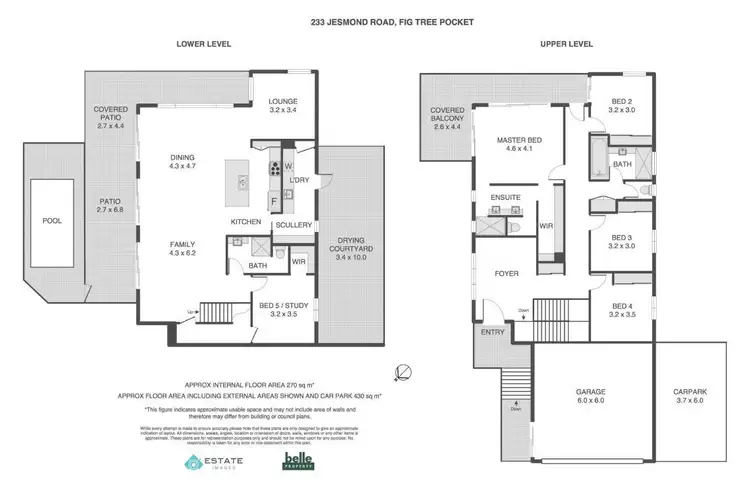 Floorplan of Homely house listing, 233 Jesmond Road, Fig Tree Pocket QLD 4069
