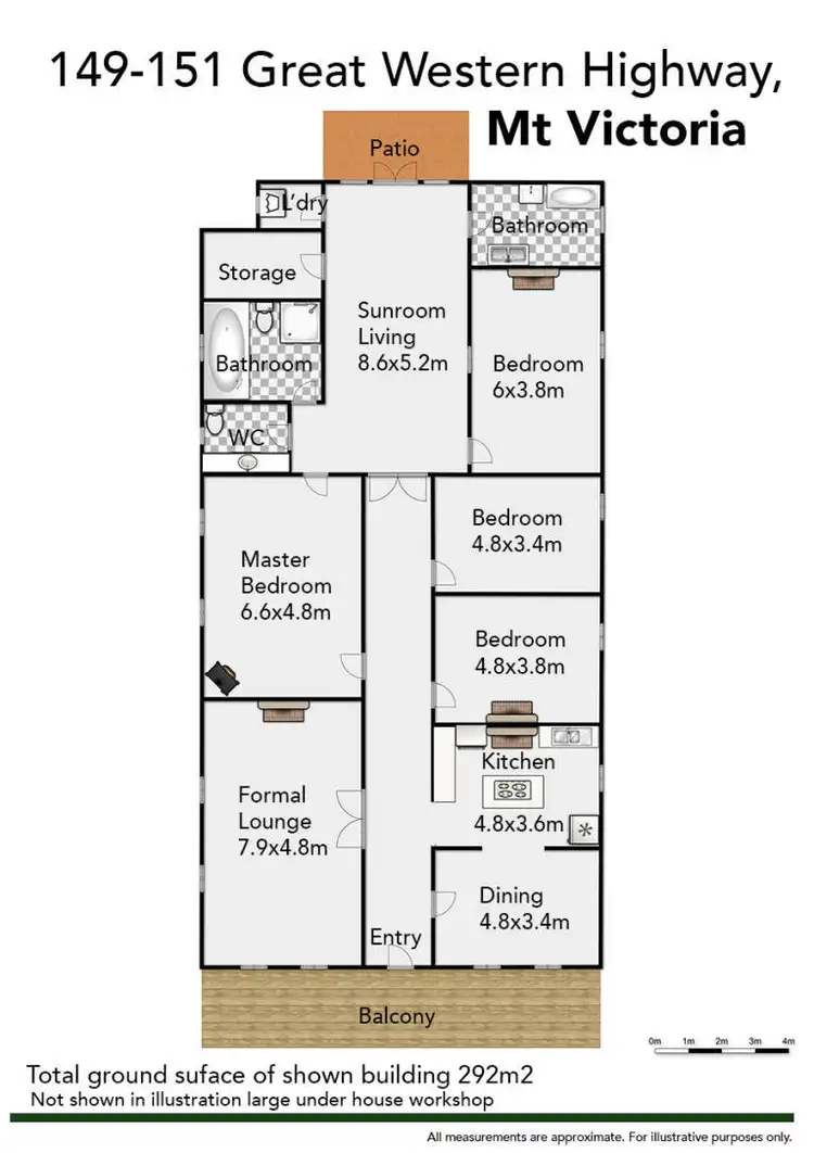 Floorplan of Homely house listing, 149 - 151 Great Western Highway, Mount Victoria NSW 2786