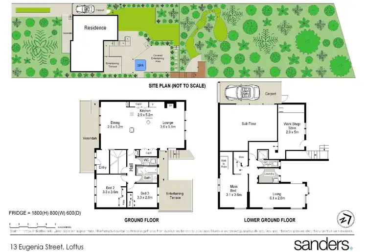 Floorplan of Homely house listing, 13 Eugenia Street, Loftus NSW 2232
