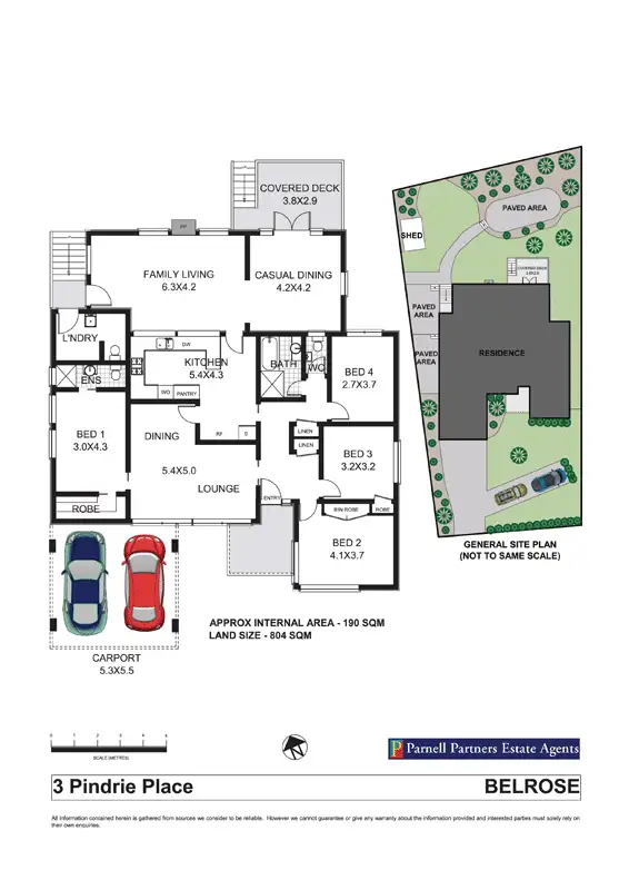 Floorplan of Homely house listing, 3 Pindrie Place, Belrose NSW 2085
