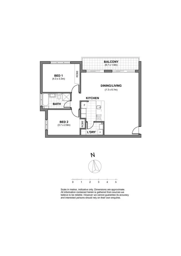 Floorplan of Homely apartment listing, 10/22 Dianella Street, Caringbah NSW 2229