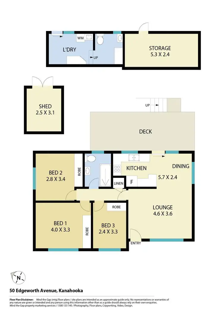Floorplan of Homely house listing, 50 Edgeworth Avenue, Kanahooka NSW 2530