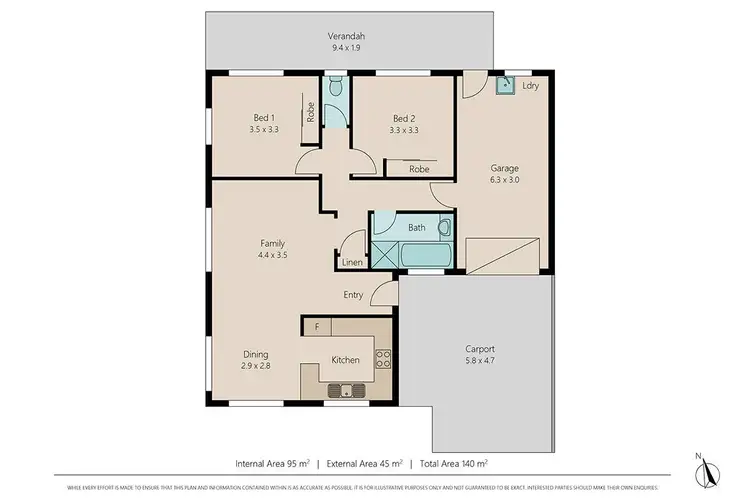 Floorplan of Homely apartment listing, 6/31 Jimmieson Avenue, Labrador QLD 4215