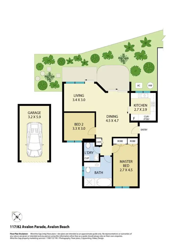 Floorplan of Homely unit listing, 117/82-84 Avalon Parade, Avalon Beach NSW 2107