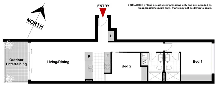 Floorplan of Homely apartment listing, 37/11 Trevillian Quay, Kingston ACT 2604